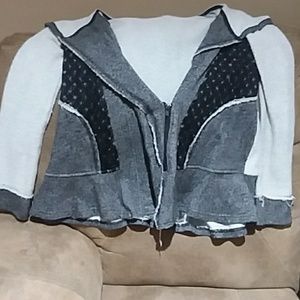 Women's unique zip-up hoodie